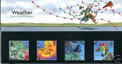 2001 Weather Mint Briefmarken Präsentationspaket 321
