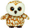 TY 7136095 7136095-Swoops-Schleiereule, Beanie Boos, 15 cm