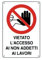 Cartello segnaletica Vietato L'Ingresso ai Non Addetti ai Lavori cm 30x20