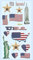 Hobbyfun USA-Themen-Sticker, Sticker, Vinyl, Patriotic, Red, White, Blue, Outdoor