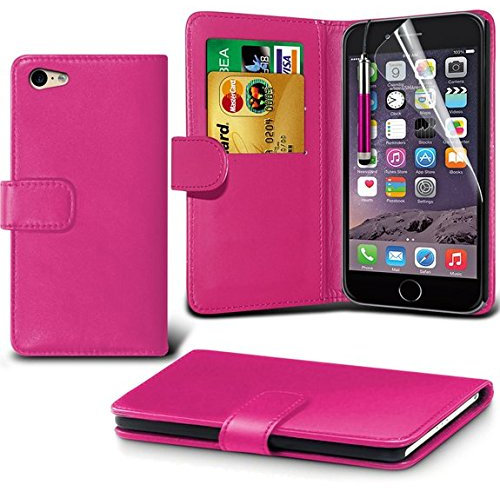 DN-TECHNOLOGY iPhone 6S Case IPHONE 6S CASE LEATHER BOOK CASE. Apple iPhone 6S Case (PINK)