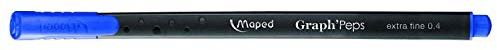 Maped 6ÂFilzstifte Fineliner graph' Peps pte Metall Zeichnung 0,4Âmm blau