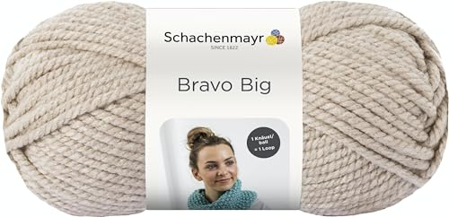 Schachenmayr Bravo Big 9807705-00103 leinen meliert Handstrickgarn
