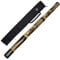Australian Treasures - Didgeridoo Australien en Bambou - Motifs de lézards sculptés à la main - Facile pour les débutants - Sac en Nylon Inclus