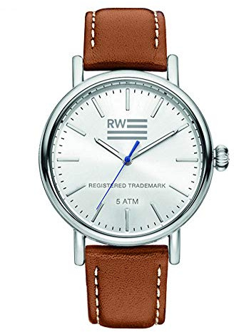 River Woods Men's Watch Leather Yukon