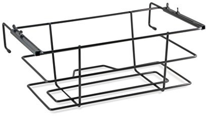 Galvanoplastica Fioriera Regolabile da Esterni - Portavaso per Ringhiere e Parapetti | Vasi 50 cm | Metallo Zincato Verniciato | Portavasi per Balcone, Antracite, Ganci Lunghi (50, Ganci lunghi)