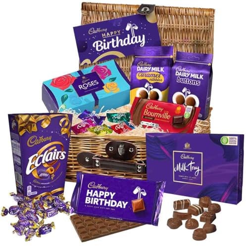 Cadbury Happy Birthday Chocolate Basket Gift