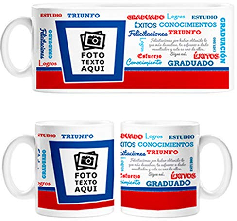 Diver Tazas Taza Personalizada con Foto graduación logros Estudio Esfuerzo Graduado - Cerámica