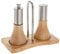 SIDCO Salz- & Pfeffer Set Pfeffermühle Salzstreuer Menage Gummibaum Mühle + Streuer