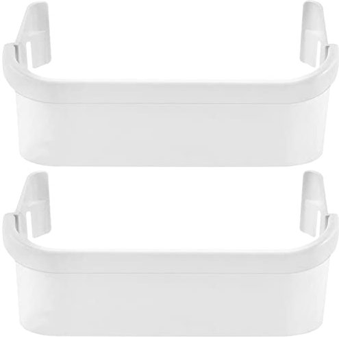 Upgrade 240351601 Lot de 2 étagères latérales pour porte de réfrigérateur, congélateur 26,7 x 12,7 x 7,6 cm
