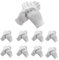 48 Pcs White Cotton Gloves - Moisturizing Gloves for Dry Hands, Eczema Care, Cosmetic Use, Stretchable Lining, Serving & Jewelry Inspection