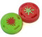 Generic | Poignées de jeu | 1.41 | Casquettes pour votre(s) Contrôleur de jeu | Splash - Rose/Vert | 1 Set = 2 poignées | Compatible avec Nintendo Switch & LITE & OLED