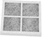 ANGGREK Replacement Air 8 * 8 * 3 3 Pcs Air Filter Replacement for LG LT120F Elite 469918 Refrigerator Freezer