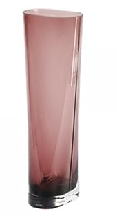 Lambert Giorgione Vase pflaumenviolett H 30 cm D10x6 cm 30 cm