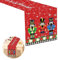 Gukasxi Weihnachten Tischläufer Tischdecke Weihnachten Rot Weihnachtstischläufer Weihnachtstischdecke Schneeflocke Nussknacker Tischläufer für Weihnachten Party Urlaub Tischdeko, 180 x 33cm