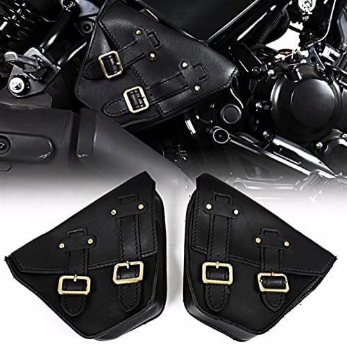 WARFEL Motorrad Dekoration Linke Und Rechte Verkleidung, Schwarze Satteltaschen Für H&onda Rebel CMX 300 500 Und ABS 2017 2018 2019 2020 2021