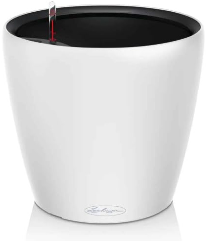 Lechuza-Gefäß mit Bewässerungssystem Classico Color LS 21 weiß | 14260