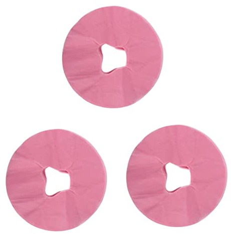 Housoutil 150 Stk Gesichtstuch Massage tragbare Wiege fusselfreie tücher vliesstoff bequemer Gesichtskissenbezug Lochabdeckung für Gesichtskissen Schönheitsbett Kopfstütze