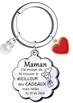 KJKJKJ Cadeau Fête Des Mères, Maman Mères Porte-clés,Cadeau Porte-clés Maman Mères,Cadeau Maman,Cadeaux Maman Porte-clés,Cadeau Maman Noël,Cadeau MaMan d'anniversaire. (4)