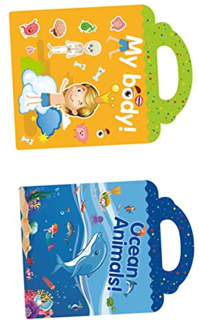 HEMOTON 2St Aufkleber Schultasche Kinderspielzeug kinderzimmer wanddeko Gehirn Puzzle-Spielzeug Dekorationen Wohnkultur Kinder Aufkleber Cartoon-Aufkleber Haushalt schmücken Kinderpapier