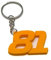 Pendentif 81 Oscar Piastri F1, porte-clés pilote de Formule 1, porte-clés F1, gadget Formule 1 pour clés de voiture, abréviation du nom du pilote de F1