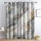 Luxus Marmor Vorhang, Grau Gold Marmor Gardinen mit Ösen 2er Set Verdunkelungsvorhang, Abstrakte Marmor Vorhänge, Wohnzimmer Schlafzimmer Kinderzimmer Blickdichte vorhänge, 150x166 cm1&-ua229