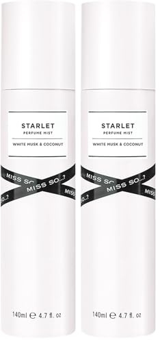 Miss So…? Womens Starlet Perfume Mist Spray 140ml (Pack of 2)
