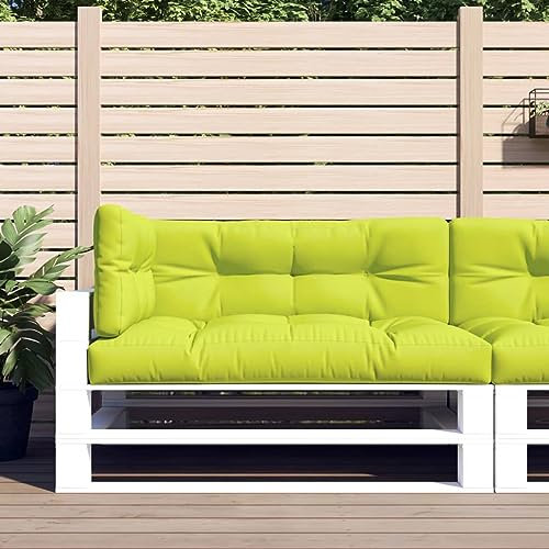 ShGaxin Palettensofa-Auflagen 3 STK Palettenkissen Outdoor, Europaletten Sitzkissen Outdoor, Paletten Rückenkissen, Hellgrün