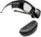 Hi-SHOCK aktive 3D Brille Black Diamond kompatibel mit Sony, JVC, Epson 3D RF Projektor - Ersatz für SSG-3570CR, TDG-BT500A, TY-ER3D5ME, TY-ER3D6ME - 120 Hz - wiederaufladbar | Mit Brillenetui