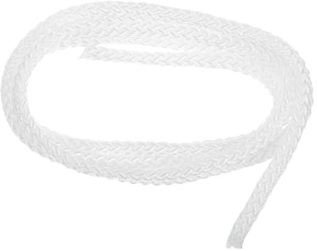 sourcing map Cord Loop for Window Shades, 3mm 3Ft Nylon Satin Cord Window Blind Looped String Braided Lift Shade Cord for Pleated Shades Blind Shade DIY, White