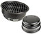 PXDOHQAW Estufa de Leña de Interior de Carbón 1Pc Mini Parrilla de Carbón Portátil Plegable Estufa de Camping Deo Inoxidable Estufa de Campamento