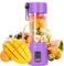 Portable Blender, Juice Maker, Portable Blender Smoothie Maker, Juicer, with Six Blades for Baby Food, Travel, Office, Usb Rechargeable, 380ml-12.20