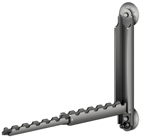 Extending Laundry Rack, Wall Mounted Clothes Rail Retractable, Clothes Dryer With Suction Cup, Clothes Drying Racks, Wall Mounted Clothes Drying Rack For Indoor Laundry, Balcony, Mudroom, Bedroom