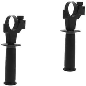 Angoily 2 Stück Vorderer Griff Des Elektrohammers Schlüssel Griffe Griffhammerschutz Schleppen Buster Leistung Akkuschrauber Akku Luft Treiber Handhaben Schleifer Plastik Black