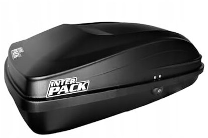 QLS Dachbox Stella 370 mit Montagesystem Dachkoffer 240 L Volumen Roof Box Autodach mit Zentralverriegelung