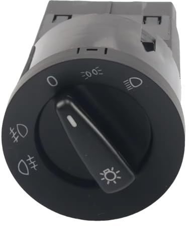Lichtschalter Kompatibel Mit VW Für Passat B5 3B 2002 2003 2004 2005 Autoscheinwerfer Nebelscheinwerfer Schalter Zubehör Ersatz 1C0941531A