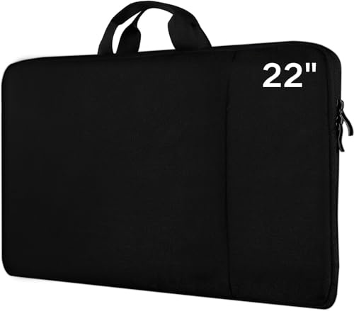 Housse étanche pour Ordinateur Portable 22 pour Notebook & Moniteur Portable 22, Noir