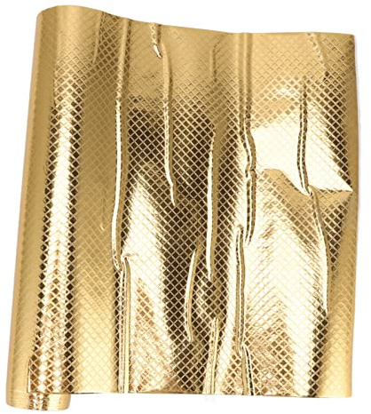 YIZISECCE Küchenfolienaufkleber, für Küchenschrank, öld wasserdichte selbstklebende PVC -Backsplash Tapete, Aluminiumoberfläche (40 cm*2m)
