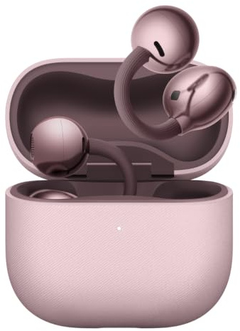 Huawei FreeClip 2 Open-Ear-Kopfhörer, Clip-On-Wireless-Ohrhörer, 5,1 g leicht, IP57 wasserdicht, 38H Akku, Bluetooth 6.0, 3-Mikrofon-Rauschunterdrückung, kabelloses Laden, Violett