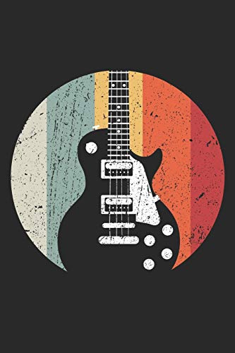 Retro Style E-Bass: A5 Punkteraster • Notebook • Notizbuch • Taschenbuch • Journal • Tagebuch - Ein lustiges Geschenk für Freunde oder die Familie und die besten Bassisten der Welt