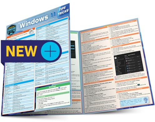 Microsoft Windows 11 Tips & Tricks: Quickstudy Laminated Computer Reference Guide