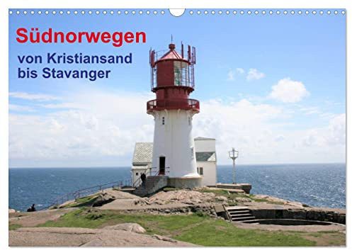 Südnorwegen - von Kristiansand bis Stavanger (Wandkalender 2026 DIN A3 quer), CALVENDO Monatskalender: Eine zerklüftete Küste, zahlreiche Berge, ... atemberaubenden Schönheit. (CALVENDO Natur)
