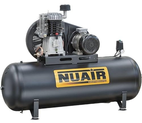 Compresseur d'air à piston marche lente 500 litres 7,5 CV NUAIR