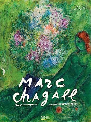 Marc Chagall 2024: Großer Kunstkalender. Edler Wandkalender mit Werken des Künstlers. Kunst Gallery Format: 48x64 cm