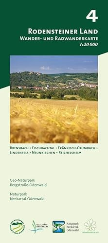 Blatt 4, Rodensteiner Land: Wanderkarte 1:20.000. Mit Brensbach, Fischbachtal, Fränkisch-Crumbach, Lindenfels, Neunkirchen und Reichelsheim (Odenwald ... und Naturpark Neckartal-Odenwald)