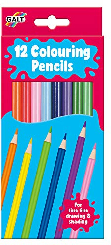 Galt Toys, 12 Colouring Pencils, Kids Colouring Pencils, Ages 4 Years Plus