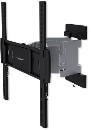 PureMounts MOTION-52 Wandhalterung für TV Geräte mit 66-132cm (26-52), VESA 400x400, neigbar: +/-15°, schwenkbar: +/-45°, Wandabstand: 34-268mm, Traglast max: 25kg, schwarz