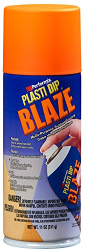 Plastidip Blaze orange Flexible Paint Aerosol Spray 311ml bright neon, florescent