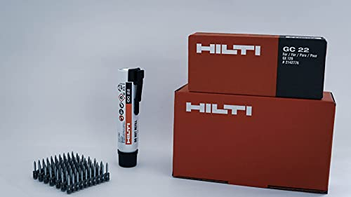 750 HILTI bulloni chiodi X-GN 27MX #340229 + cartuccia gas GC21/22 GX120 120-E