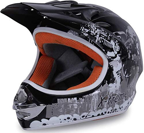 Actionbikes Motors Motorradhelm X-Treme Kinder Cross Helme Sturzhelm Schutzhelm Helm für Motorrad Kinderquad und Crossbike (X-Large)